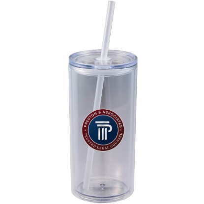 Marly Recycled Acrylic Tumbler 16oz - Clear