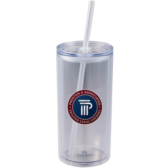 Marly Recycled Acrylic Tumbler 16oz - Clear