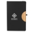 5.5'' x 8.5'' Kaya Recycled PU and Bamboo Journal - Black