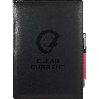 7'' x 10'' FSC® Recycled Morano Large Journal - Black