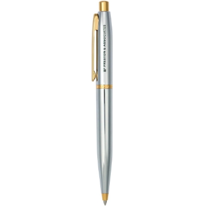Sheaffer® VFM Polished Chrome with Gold Ballpoint - Silver