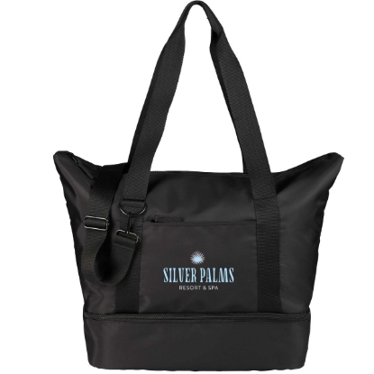 Daybreak Recycled Travel Tote - Black