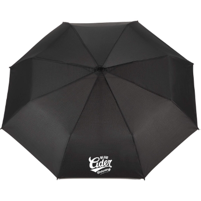 42" Auto Open/Close rPET Umbrella - Black