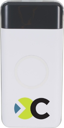 Constant 10000 mAh Wireless Power Bank w/Display - White