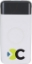 Constant 10000 mAh Wireless Power Bank w/Display - White