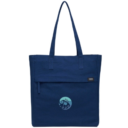 Terra Thread Fairtrade Executive Work Tote - Navy