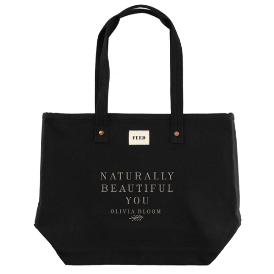 FEED Organic Cotton Weekend Tote - Black