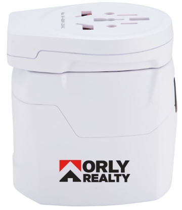 SKROSS World Travel Adapter PRO World & USB - White