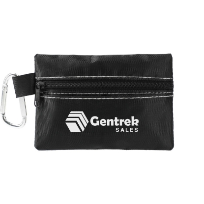 Zippered 20-Piece First Aid Pouch - Black