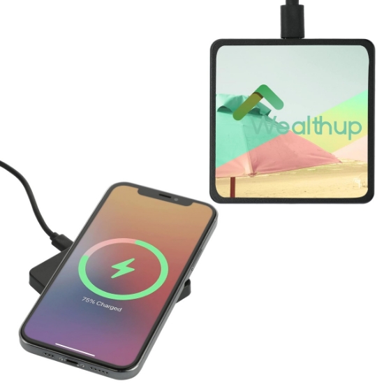 Square Wireless Charging Pad - Black