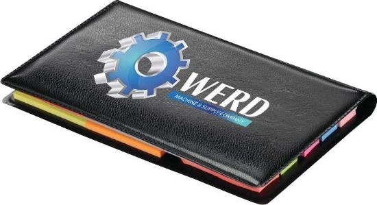 Slimline Sticky Memo Pad - Black