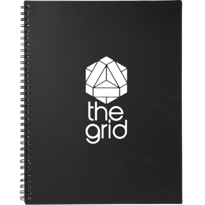 8.5'' x 11'' FSC® Mix Large Business Spiral Notebook - Black