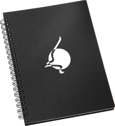 5'' x 7'' FSC® Mix Duchess Spiral Notebook - Black