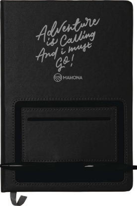 6'' x 8'' FSC® Mix Moda Notebook - Black