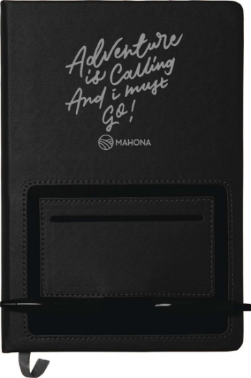 6'' x 8'' FSC® Mix Moda Notebook - Black
