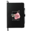 6'' x 8.5'' FSC® Mix Crown Journal with Pen-Stylus - Black