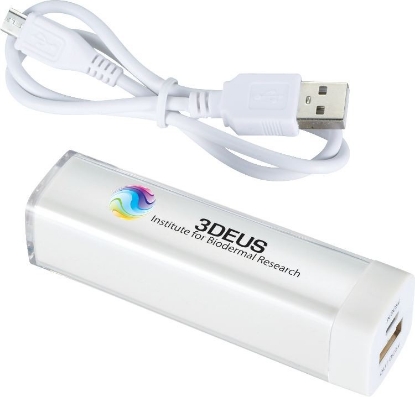 Flash 2,200 mAh Power Bank - White