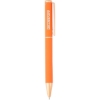 Harper Soft Touch Recycled Aluminum Gel Pen - Orange