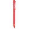 Harper Soft Touch Recycled Aluminum Gel Pen - Red
