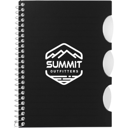 4'' x 6'' FSC® Recycled Multitask Notebook - Black