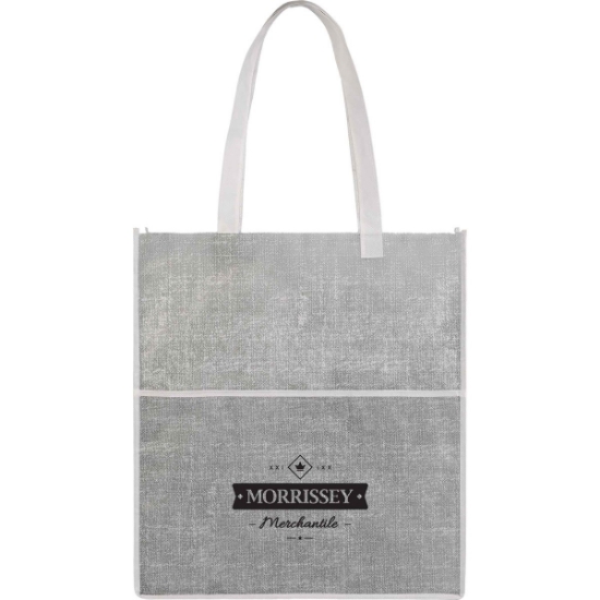 Apollo Recycled Non-Woven Convention Tote - Black