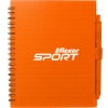5.5'' x 7'' FSC® Recycled Spiral Notebook w/ rPET Pen - Orange