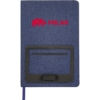 5.5'' x 8.5'' FSC® Mix Vila rPET Bound Notebook - Navy