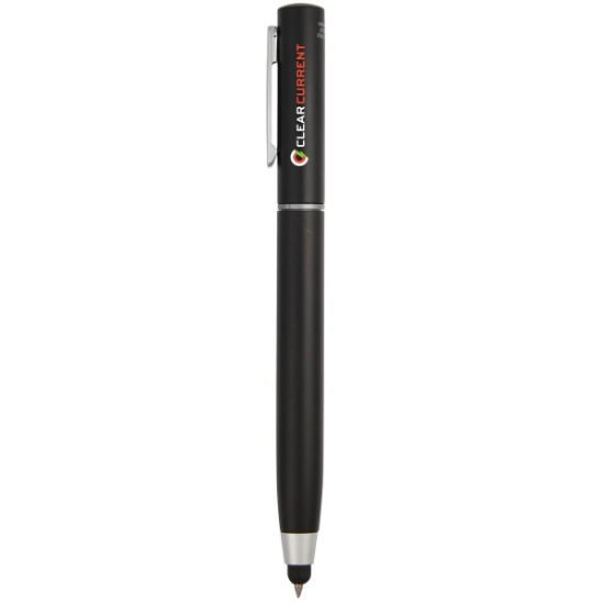 3-in-1 Tech Cleaning Stylus Gel Pen - Black