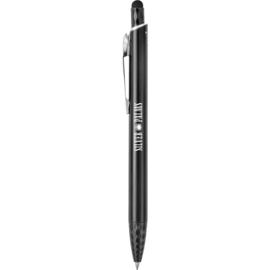 Brite Recycled Aluminum Gel Stylus Pen - Black