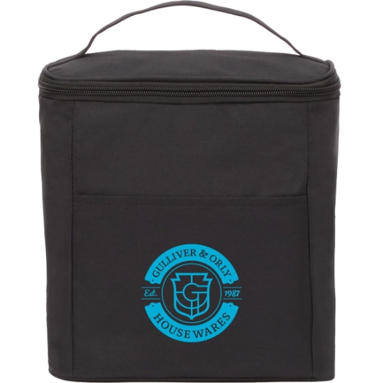 Double Lined 9 Can Cooler - Black