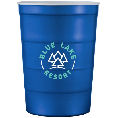 Recyclable Steel Chill-Cups™ 16oz - Blue