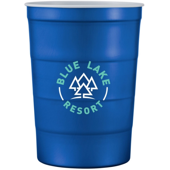 Recyclable Steel Chill-Cups™ 16oz - Blue