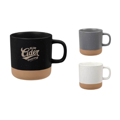 Santos Artisanal 12oz Ceramic Coffee Mug - Black