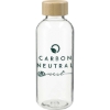 Sona 22oz rPET Reusable Bottle w/ FSC® 100% Bamboo Lid - Clear