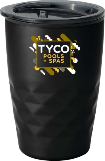 Kappa Double-Wall Insulated 12 oz Tumbler - Black