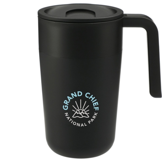 Sigrid 16oz ECO Mug with Recycled Plastic - Black