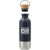 Lagom Single Wall 27oz Stainless Steel Water Bottle - Navy