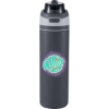 Elvin 28oz Recycled Stainless Flip Straw Bottle - Gray