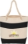 Rope Handle 16oz Cotton Canvas Tote - Black