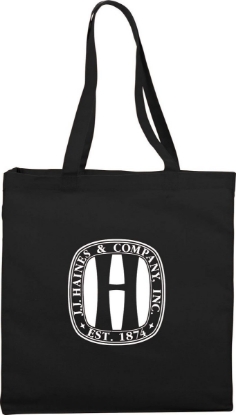 Odessa 8oz Cotton Canvas Tote - Black