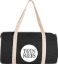Barrel 18'' 5oz Cotton Canvas Duffle Bag - Black