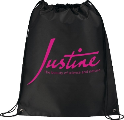 Large Oriole Drawstring Bag - Black