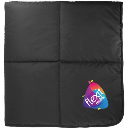 Puffy Outdoor Blanket - Black_Gray