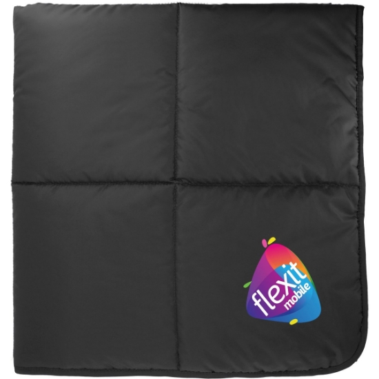 Puffy Outdoor Blanket - Black_Gray