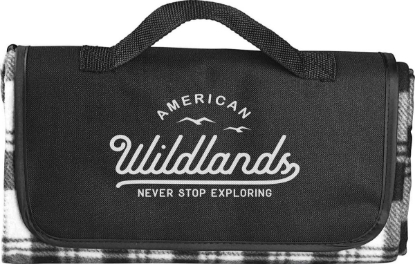 Fold up Picnic Blanket - Black