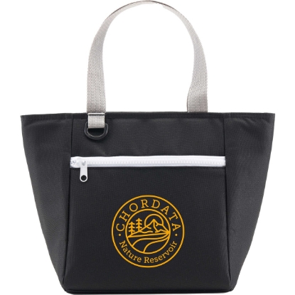 Focus rPET 6 Can Lunch Cooler - Black