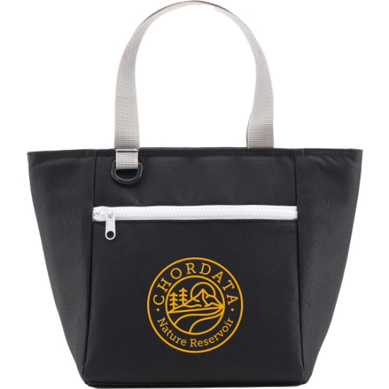 Focus rPET 6 Can Lunch Cooler - Black