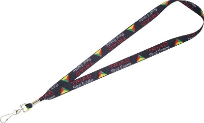 Full Color 3/4'' Lanyard w/ Hook - Sublimation