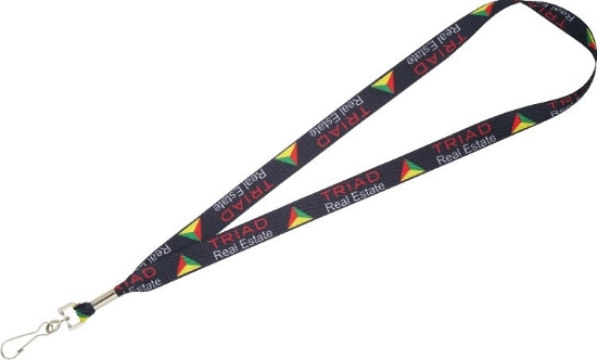 Full Color 3/4'' Lanyard w/ Hook - Sublimation