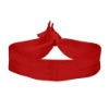 3/4" ElasticBand Fold Over Hair Ties - Red